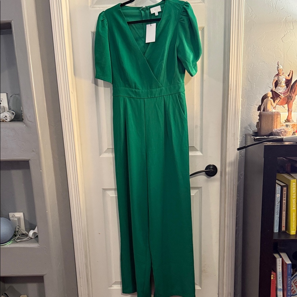 Sugarlips Emerald Green Sleeveless Jumpsuit